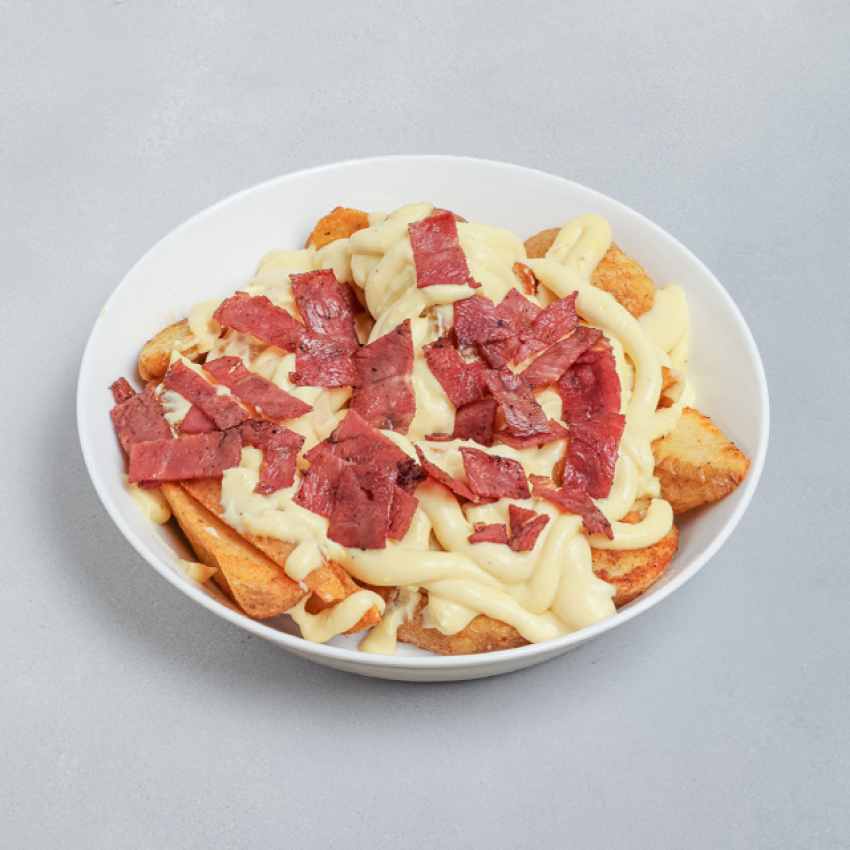 سیب‌زمینی بیکن و پنیر